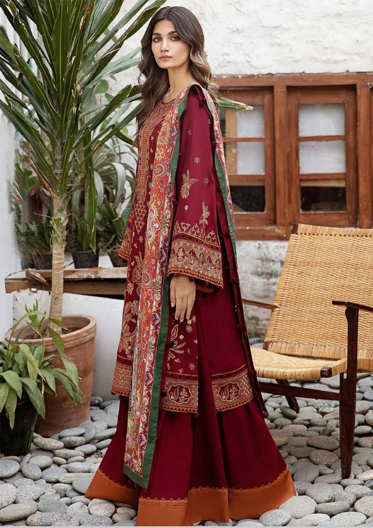 Jazmin Iris Fall Winter'23 D-08 - Mohsin Saeed Fabrics