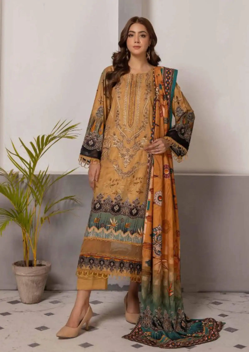 Johra Umang Emb Khaddar'23 JH-124 - Mohsin Saeed Fabrics