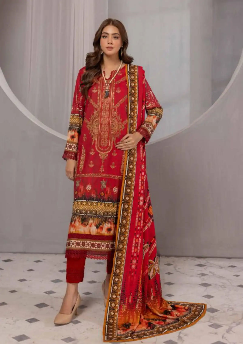 Johra Umang Emb Khaddar'23 JH-126 - Mohsin Saeed Fabrics