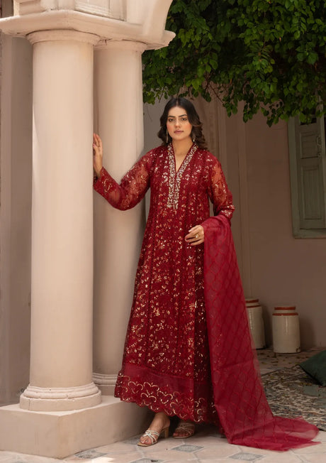 mohsin-saeed-fabrics-designer-daily-wear-formal-and-wedding-suits-within-budget-This-product-is-from-manahils-k-151-maroon-is-available-on-Mohsin-saeed-fabrics-website.