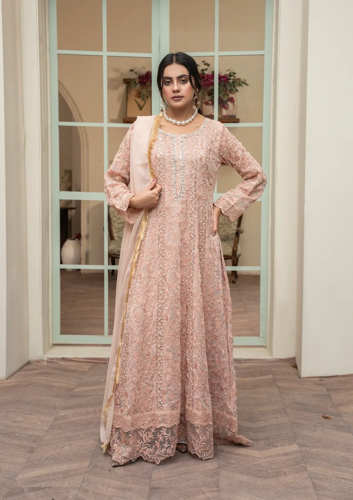 mohsin-saeed-fabrics-designer-daily-wear-formal-and-wedding-suits-within-budget-This-product-is-from-manahils-k-169-peach-is-available-on-Mohsin-saeed-fabrics-website.