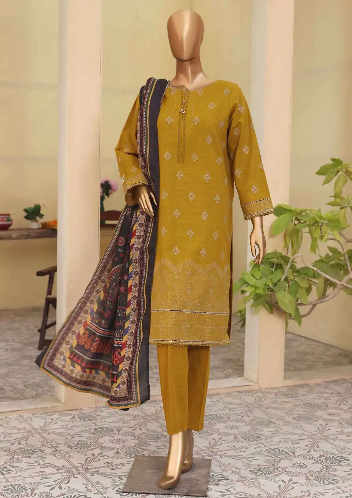 HZ Emb Chikankari Khaddar'24 KPC-04