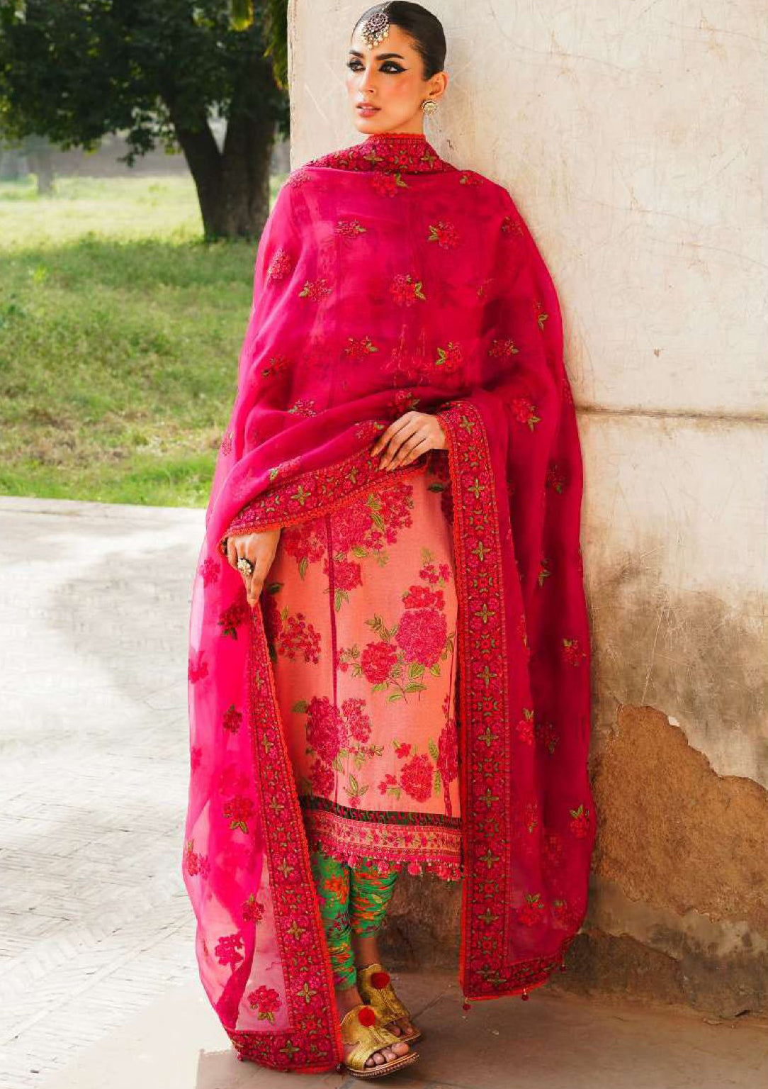 Hussain Rehar Karandi AW'23 D-360 Tulip - Mohsin Saeed Fabrics