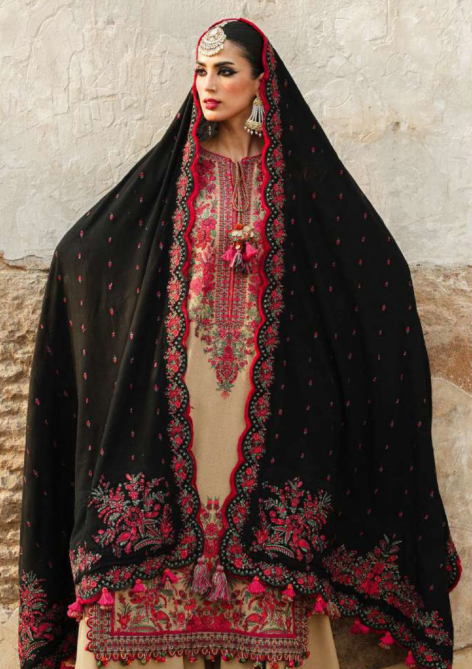 Hussain Rehar Karandi AW'23 D-36 Sahara - Mohsin Saeed Fabrics