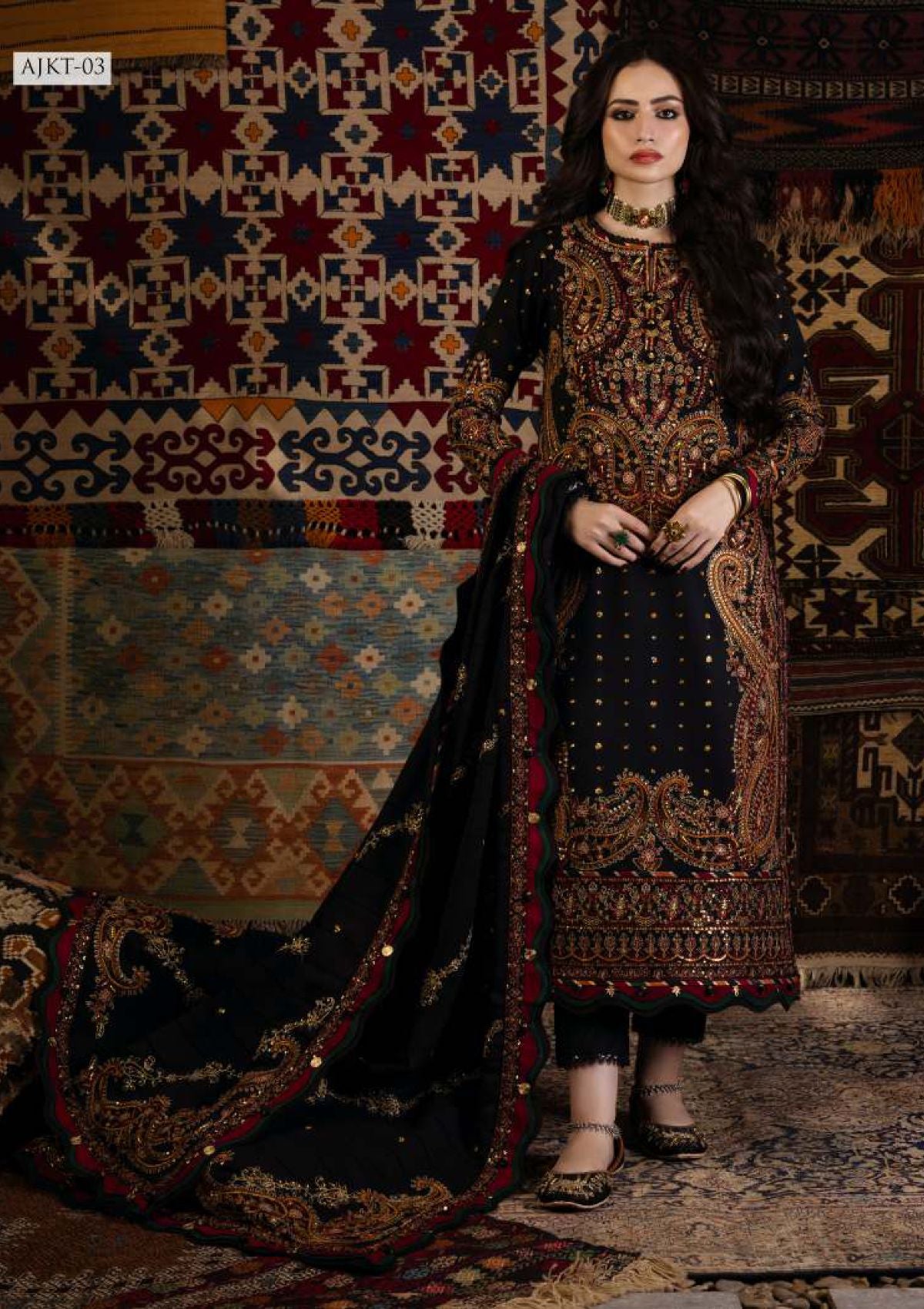 asim jofa velvet shawl