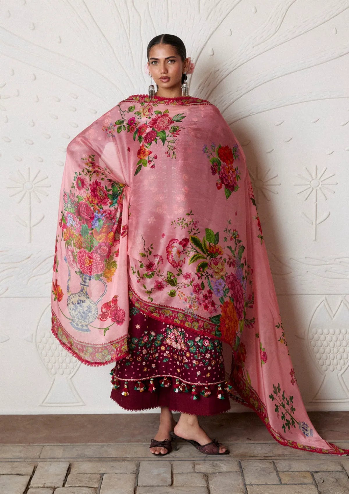 Hussain Rehar Zan Luxury Lawn'26 -Kestone