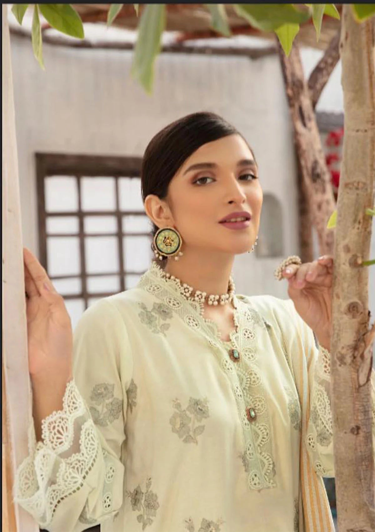 Khaas Emb Peach-22 KH-03 - Mohsin Saeed Fabrics
