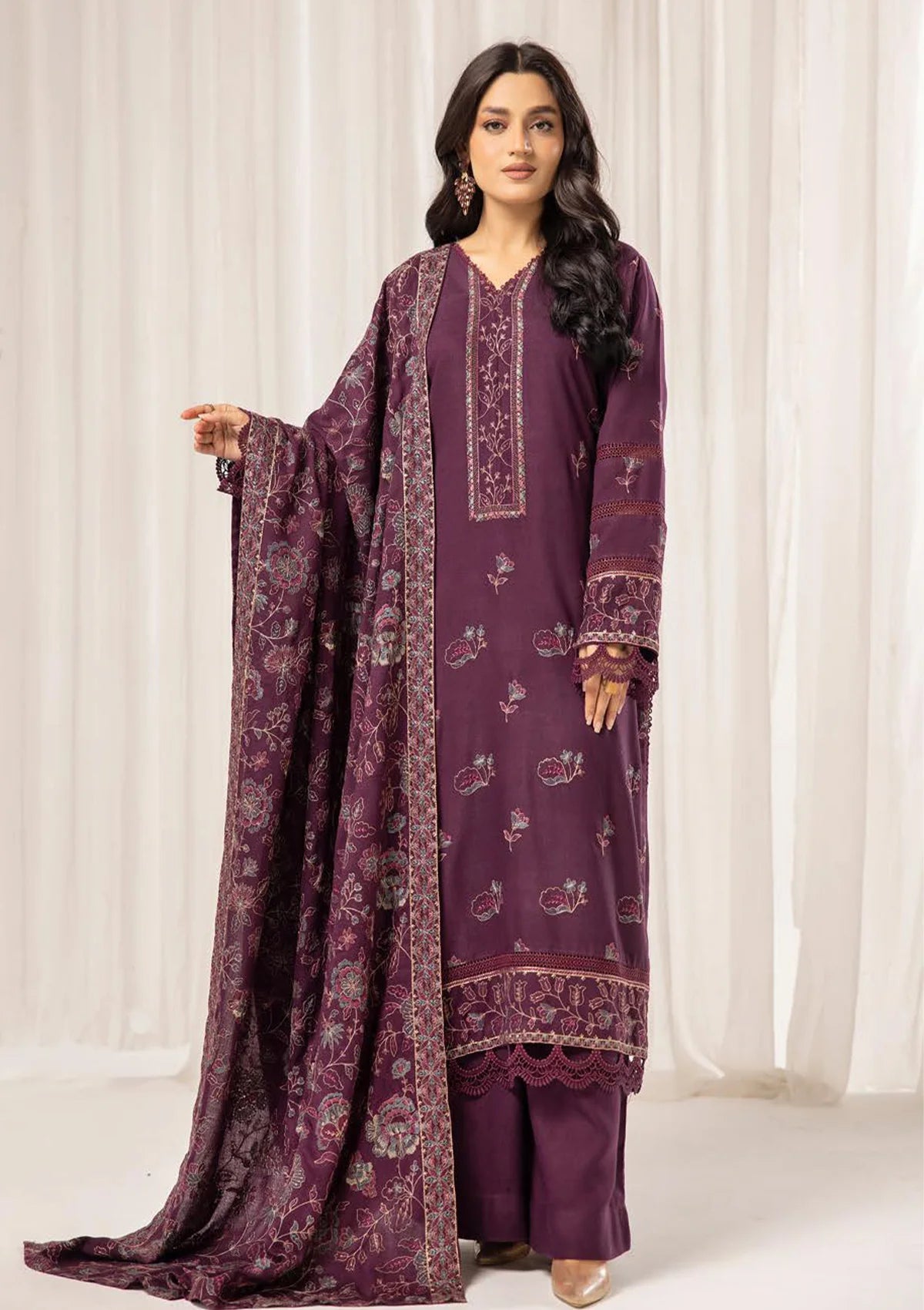Khoobsurat Husn-e-Jahaan Peach Leather'24 HJ-107