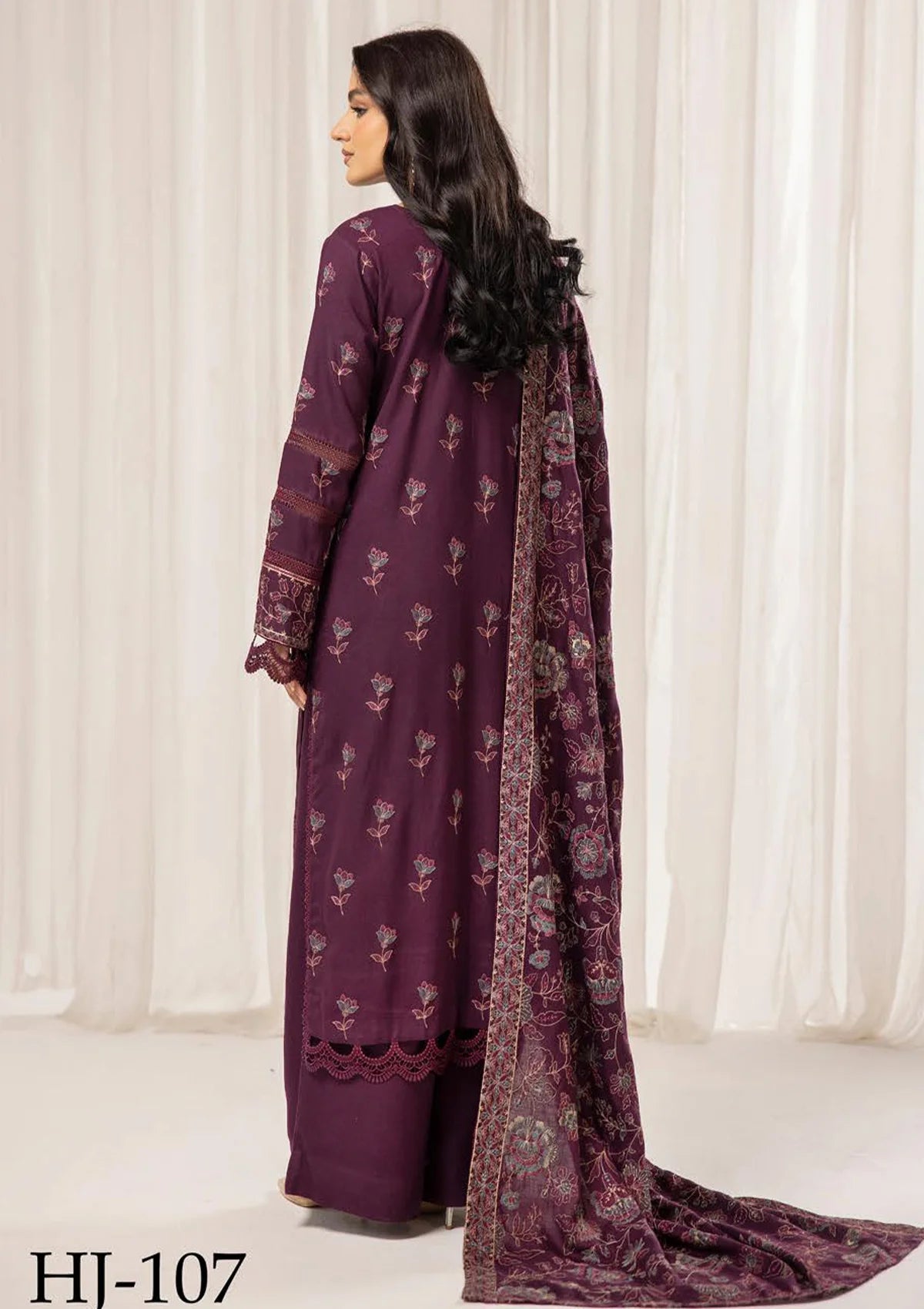 Khoobsurat Husn-e-Jahaan Peach Leather'24 HJ-107