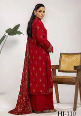 Khoobsurat Husn-e-Jahaan Peach Leather'24 HJ-110