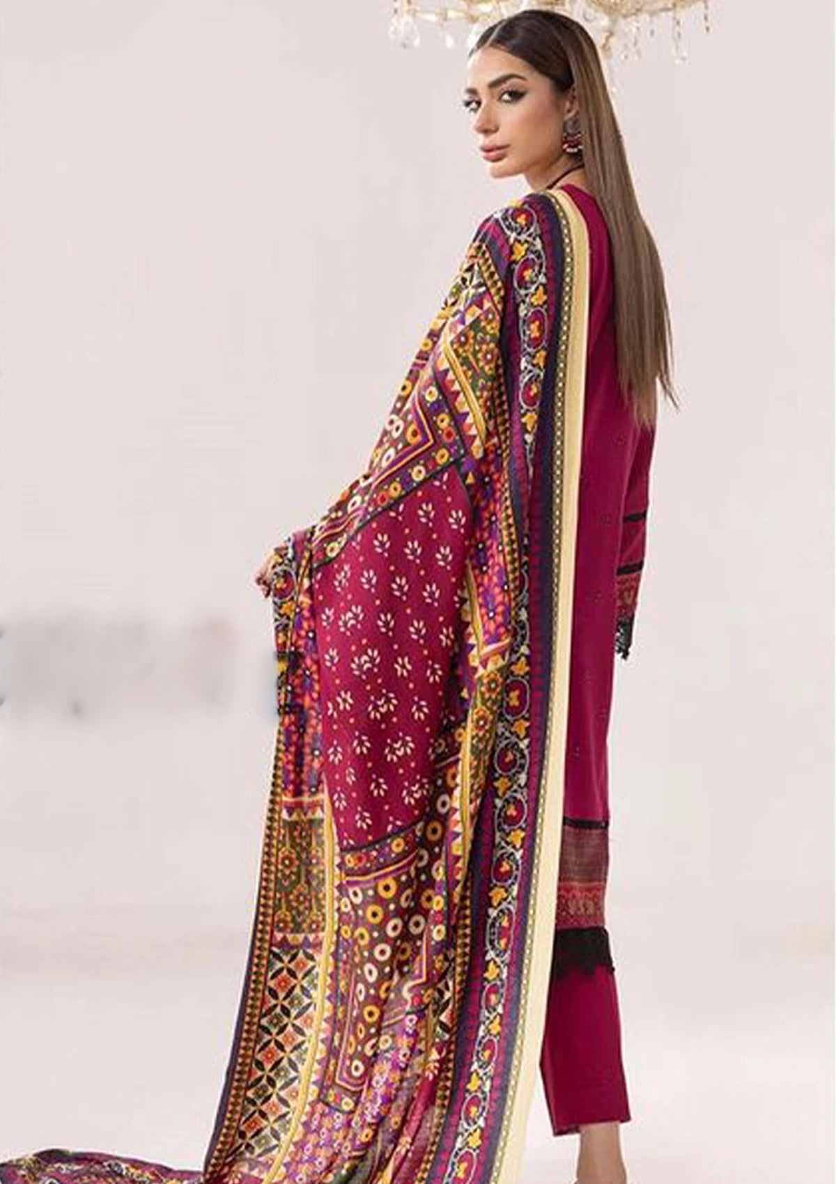 Khoobsurat Zaibunnisa Emb Khaddar'23 Z-11 - Mohsin Saeed Fabrics