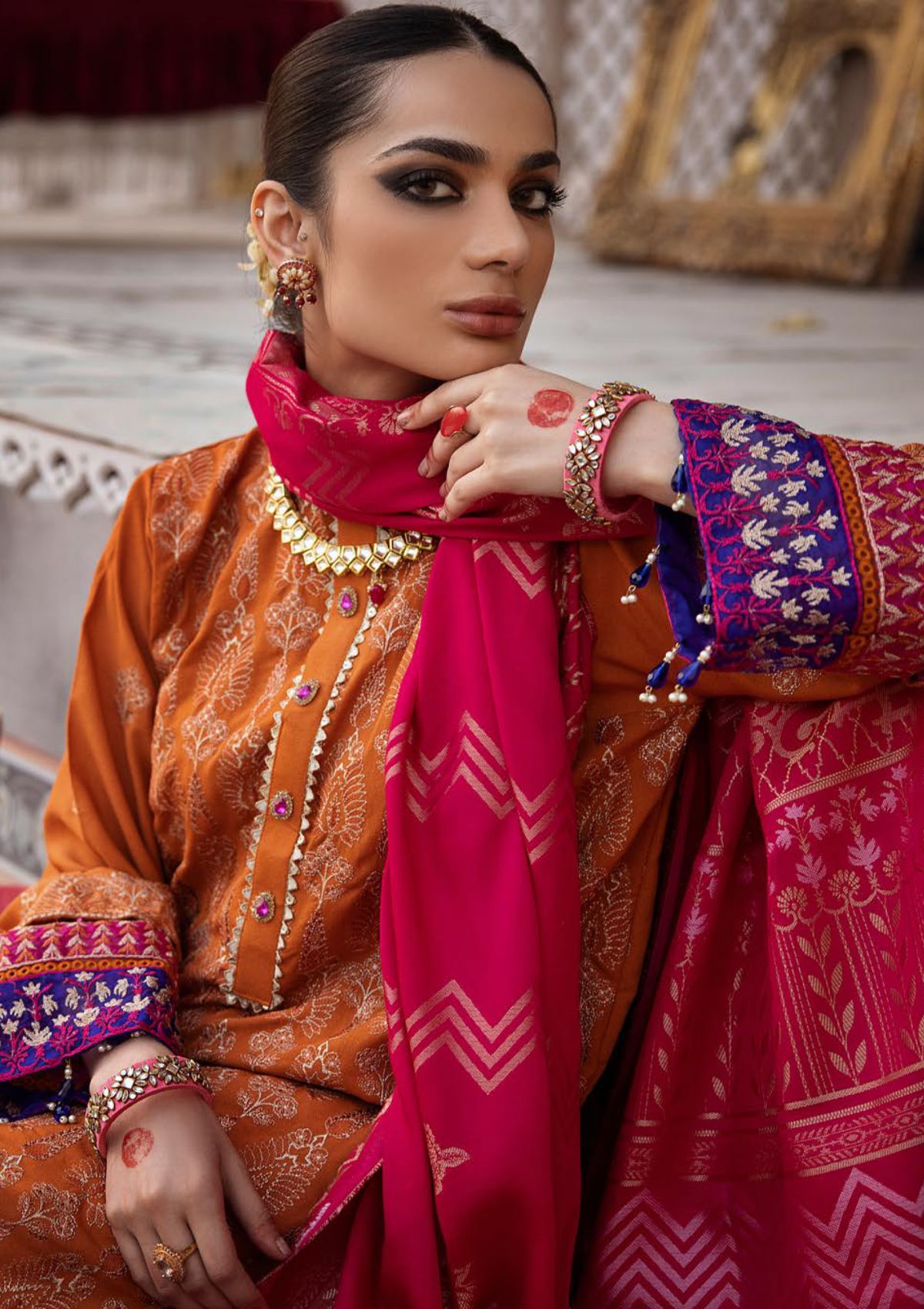 Khoobsurat Meharmah Karandi'22 MK-07 - Mohsin Saeed Fabrics