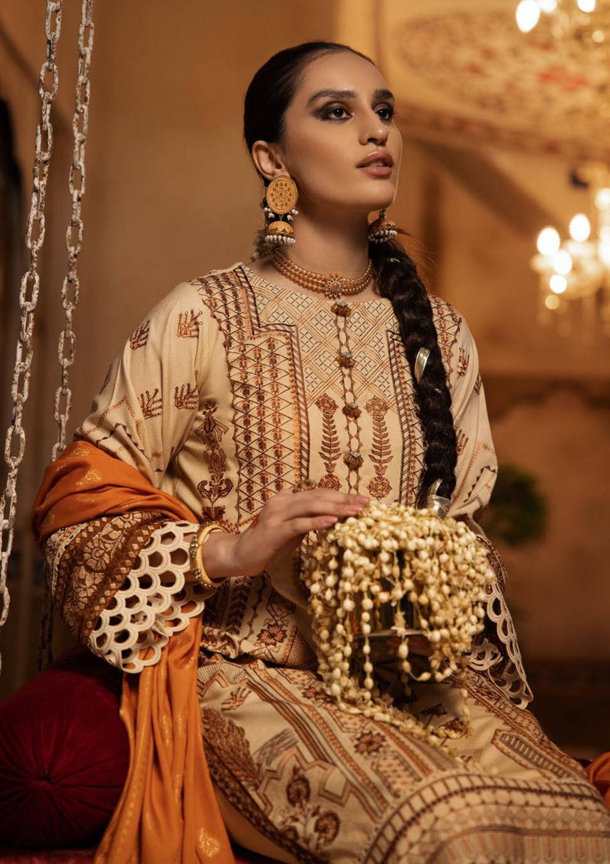 Khoobsurat Signature Karandi'22 S-12 - Mohsin Saeed Fabrics