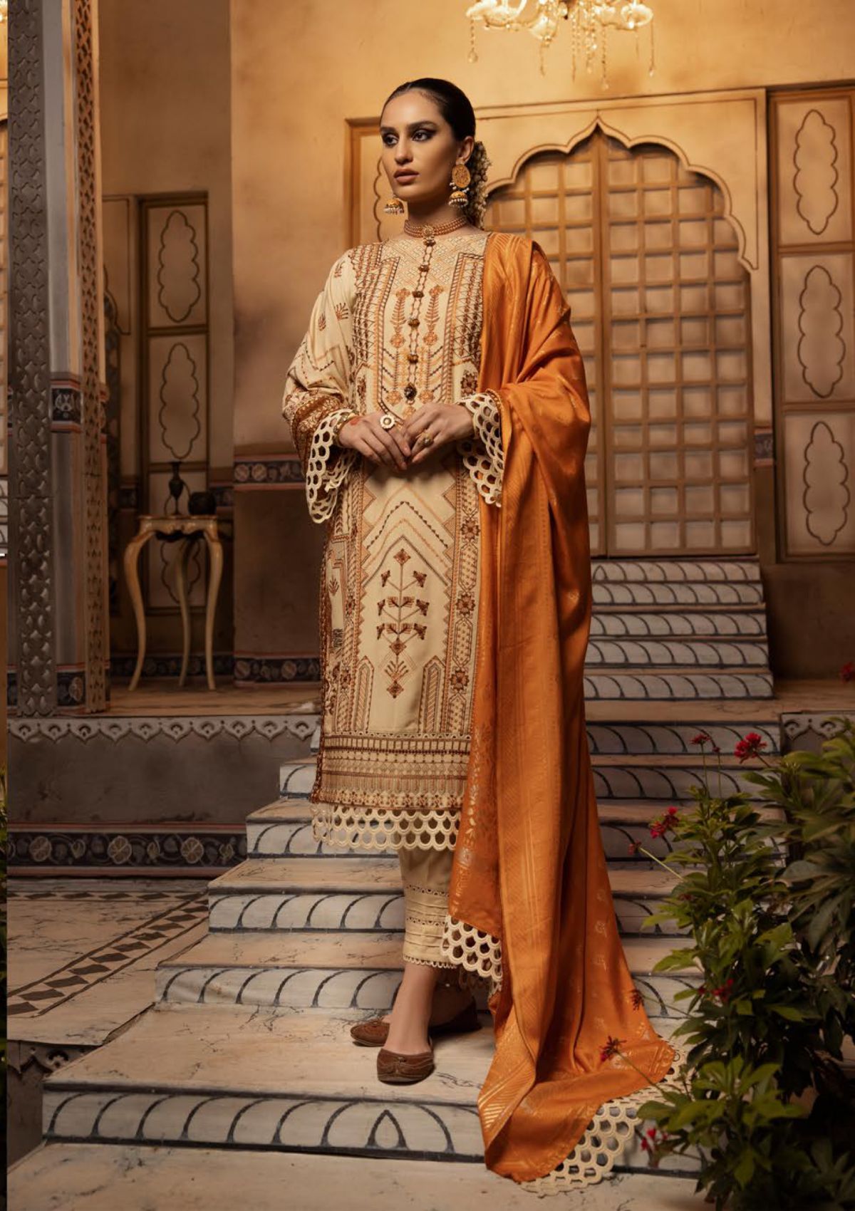 Khoobsurat Signature Karandi'22 S-12 - Mohsin Saeed Fabrics