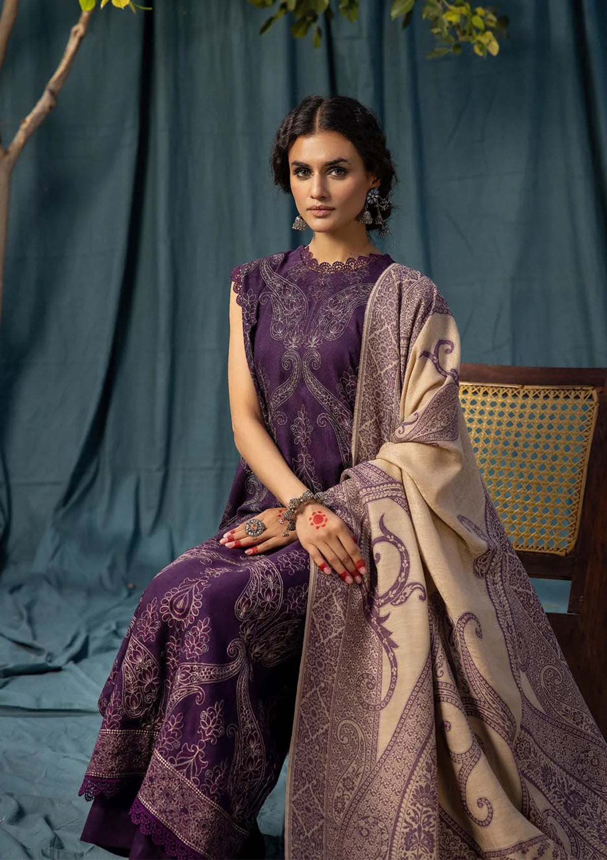 Khoobsurat Swati Shawl'24 KS-51 - Mohsin Saeed Fabrics