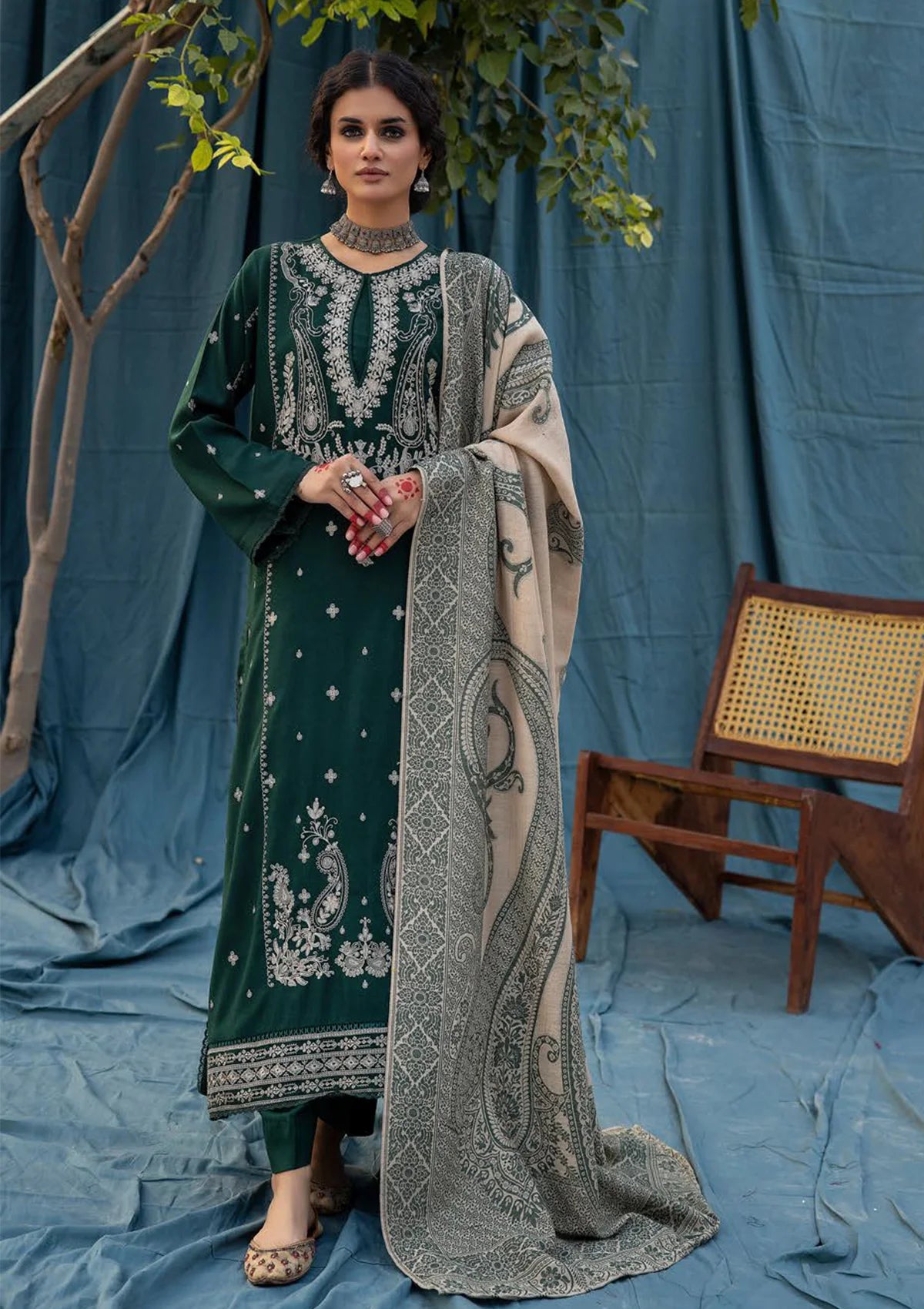 Khoobsurat Swati Shawl'24 KS-52 - Mohsin Saeed Fabrics