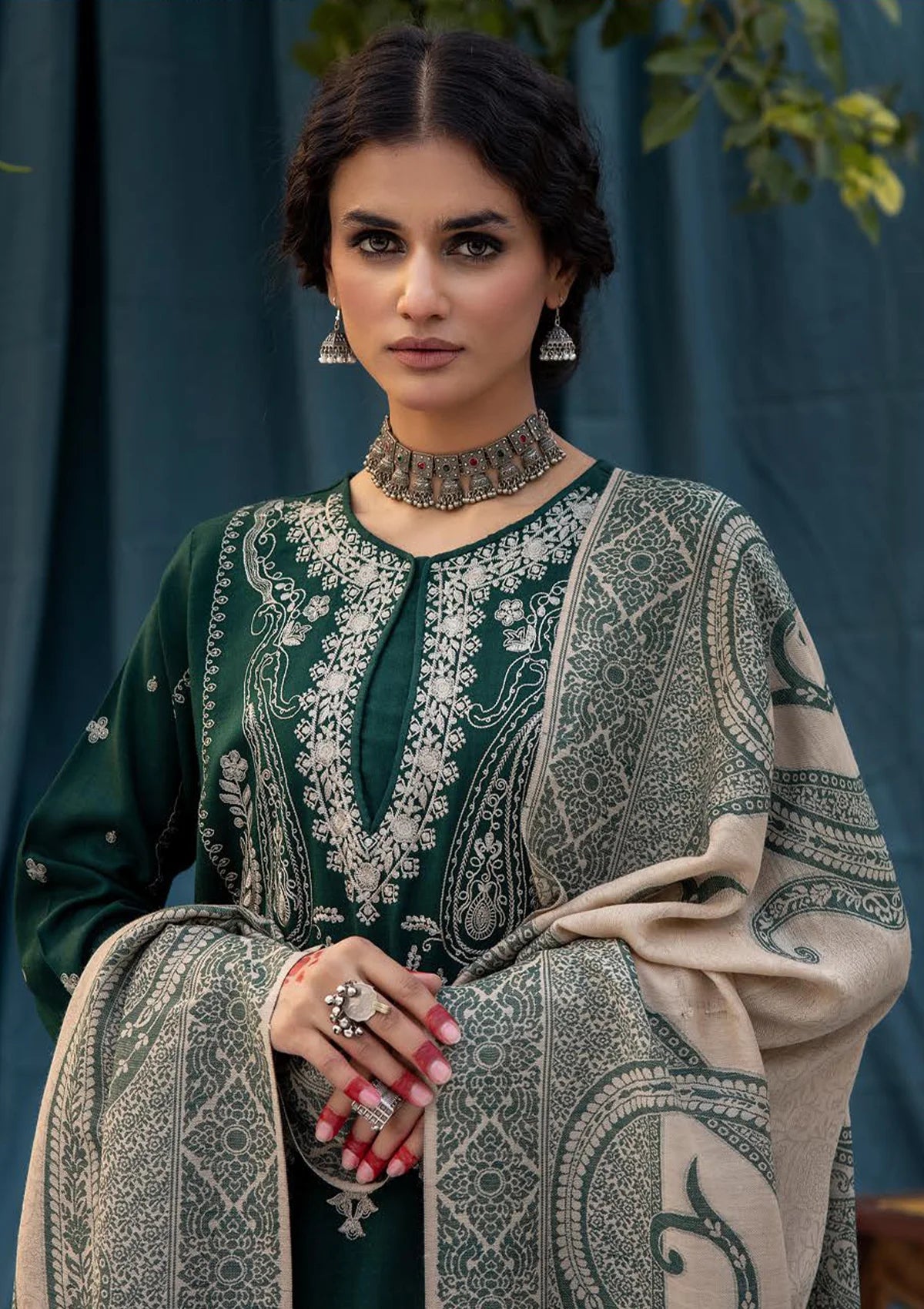 Khoobsurat Swati Shawl'24 KS-52 - Mohsin Saeed Fabrics