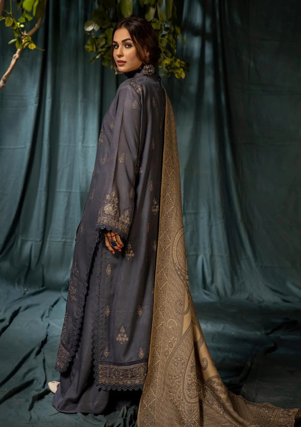 Khoobsurat Swati Shawl'24 KS-54 - Mohsin Saeed Fabrics