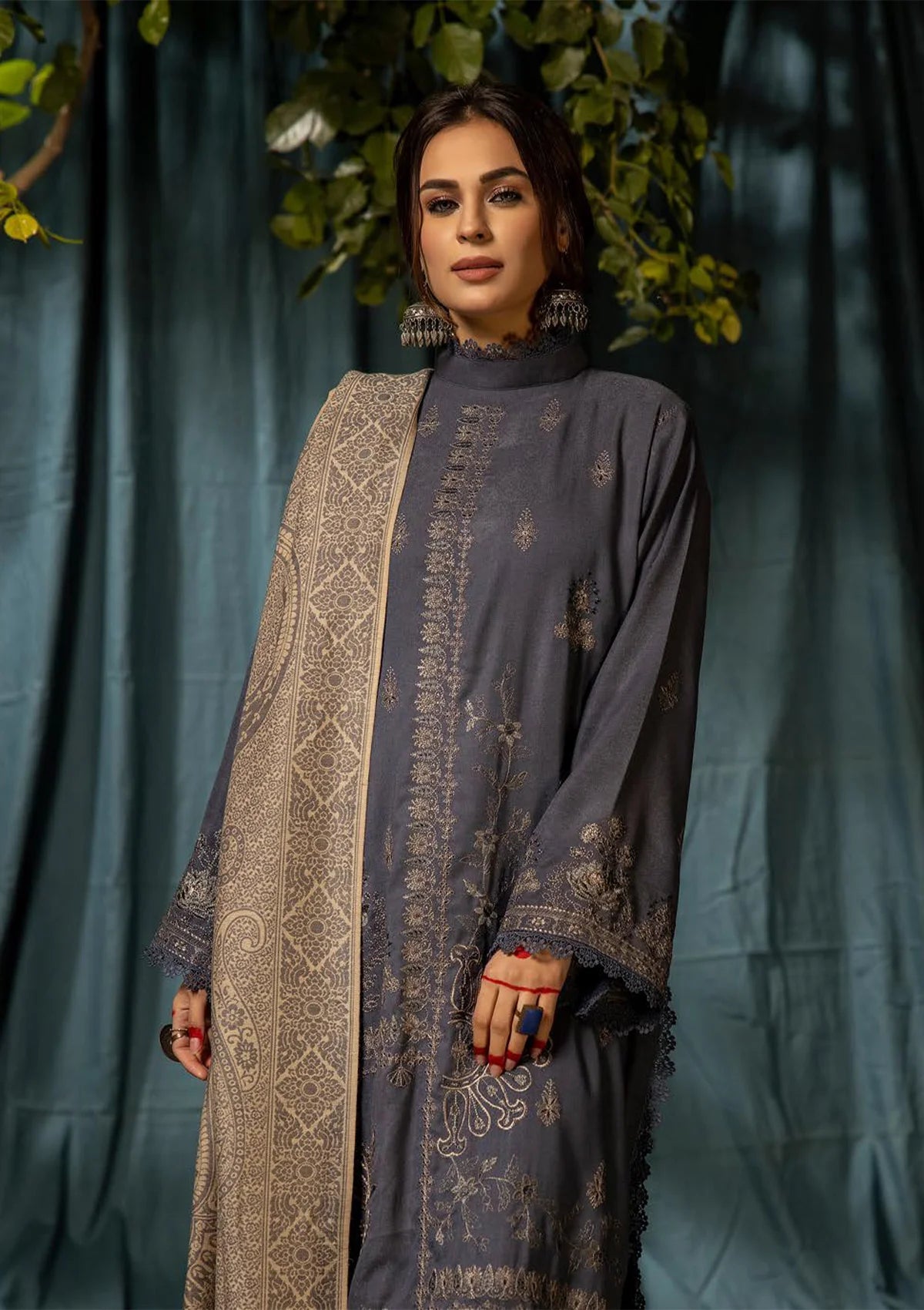 Khoobsurat Swati Shawl'24 KS-54 - Mohsin Saeed Fabrics