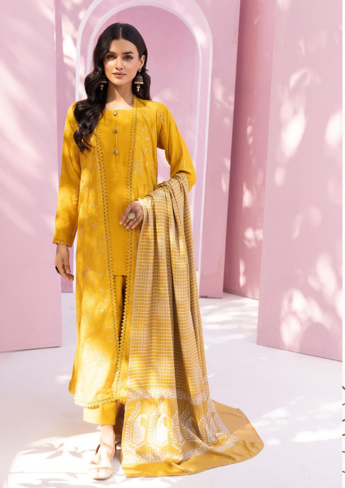 Khoobsurat Swati Wool Shawl'23 KS-02 - Mohsin Saeed Fabrics