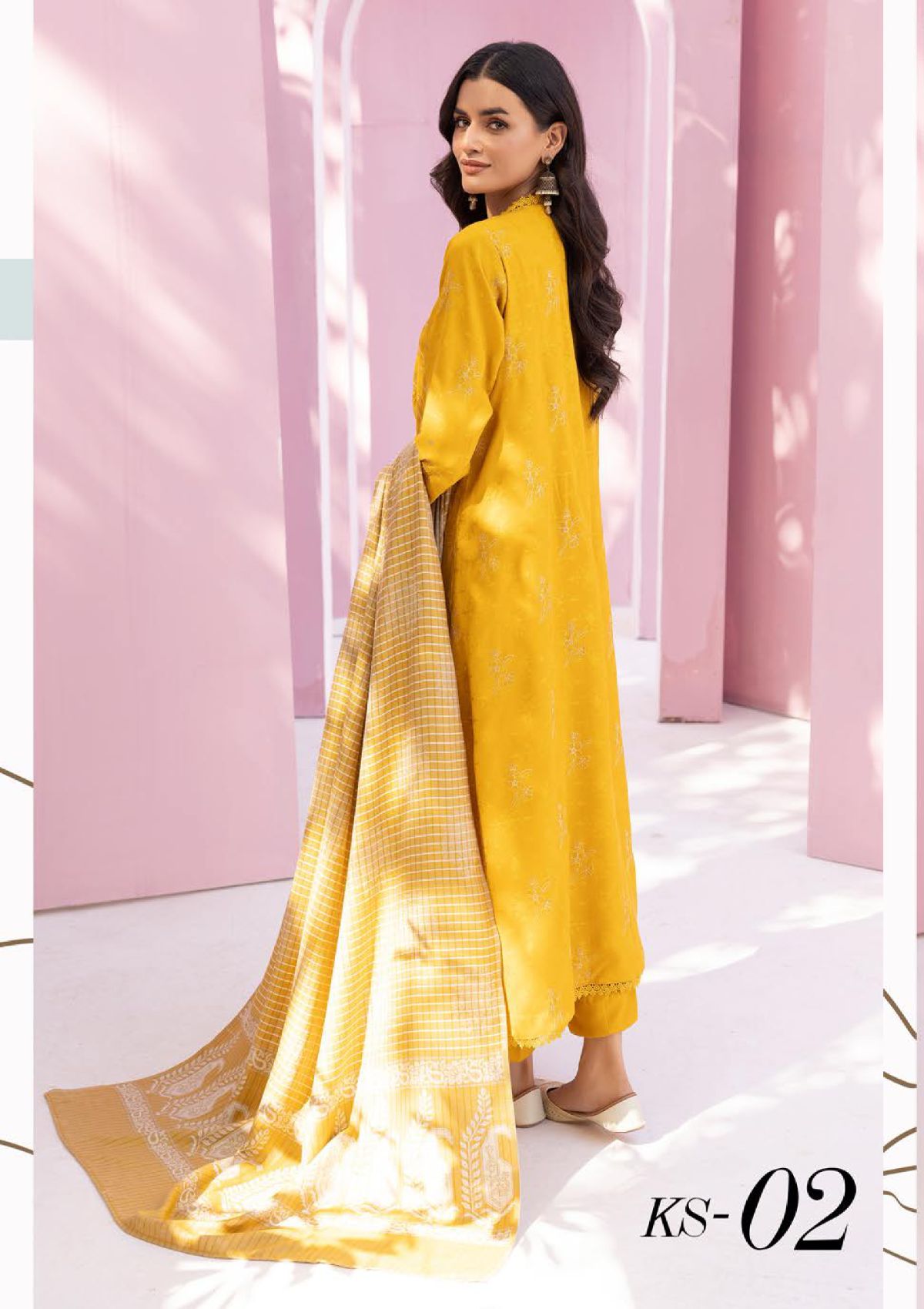 Khoobsurat Swati Wool Shawl'23 KS-02 - Mohsin Saeed Fabrics