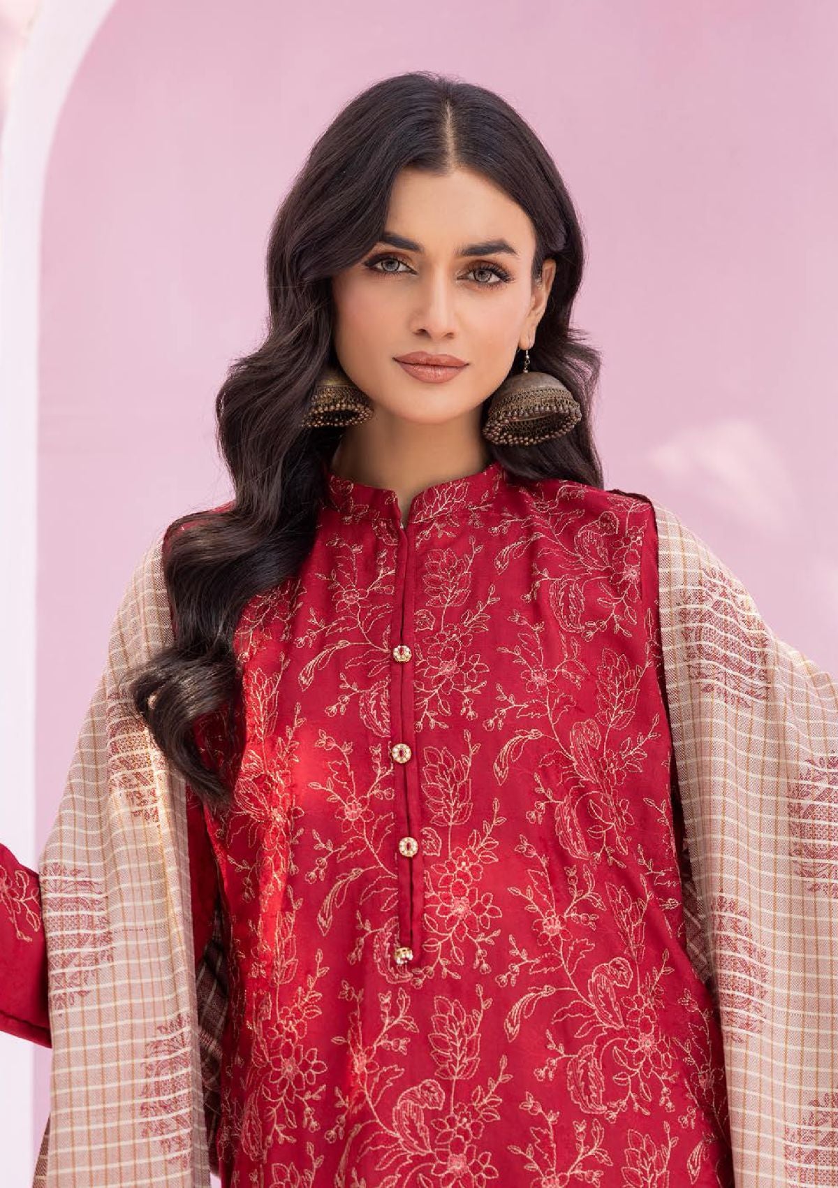 Khoobsurat Swati Wool Shawl'23 KS-04 – Mohsin Saeed Fabrics