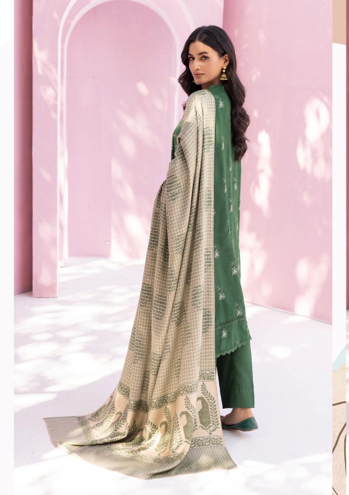 Khoobsurat Swati Wool Shawl'23 KS-05 - Mohsin Saeed Fabrics