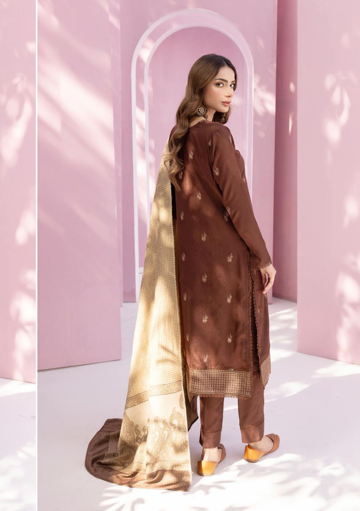 Khoobsurat Swati Wool Shawl'23 KS-08 - Mohsin Saeed Fabrics