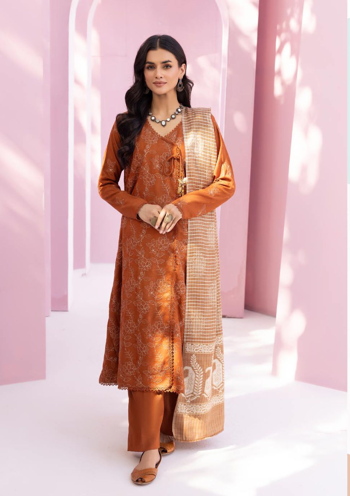 Khoobsurat Swati Wool Shawl'23 KS-12 - Mohsin Saeed Fabrics