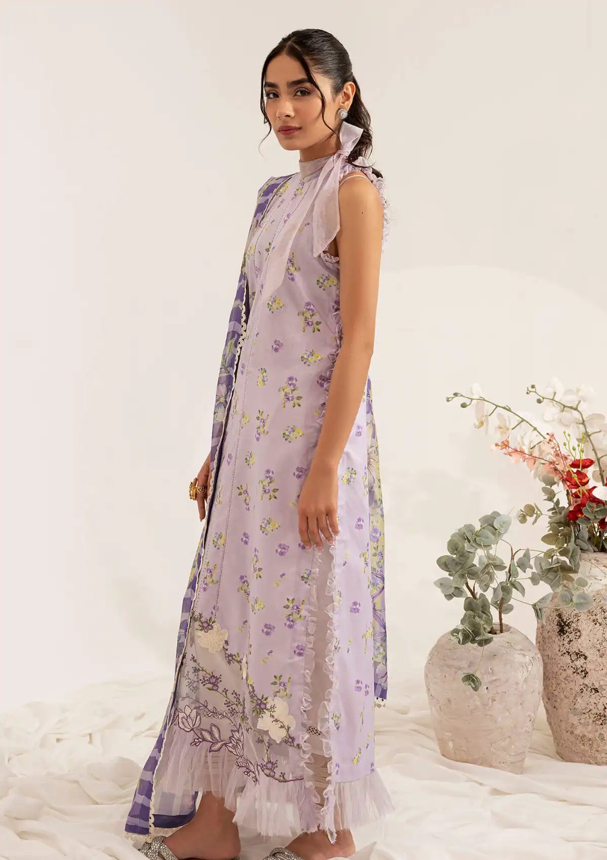 Asifa & Nabeel Leia Summer'23 LL-15 PETUNIAS - Mohsin Saeed Fabrics