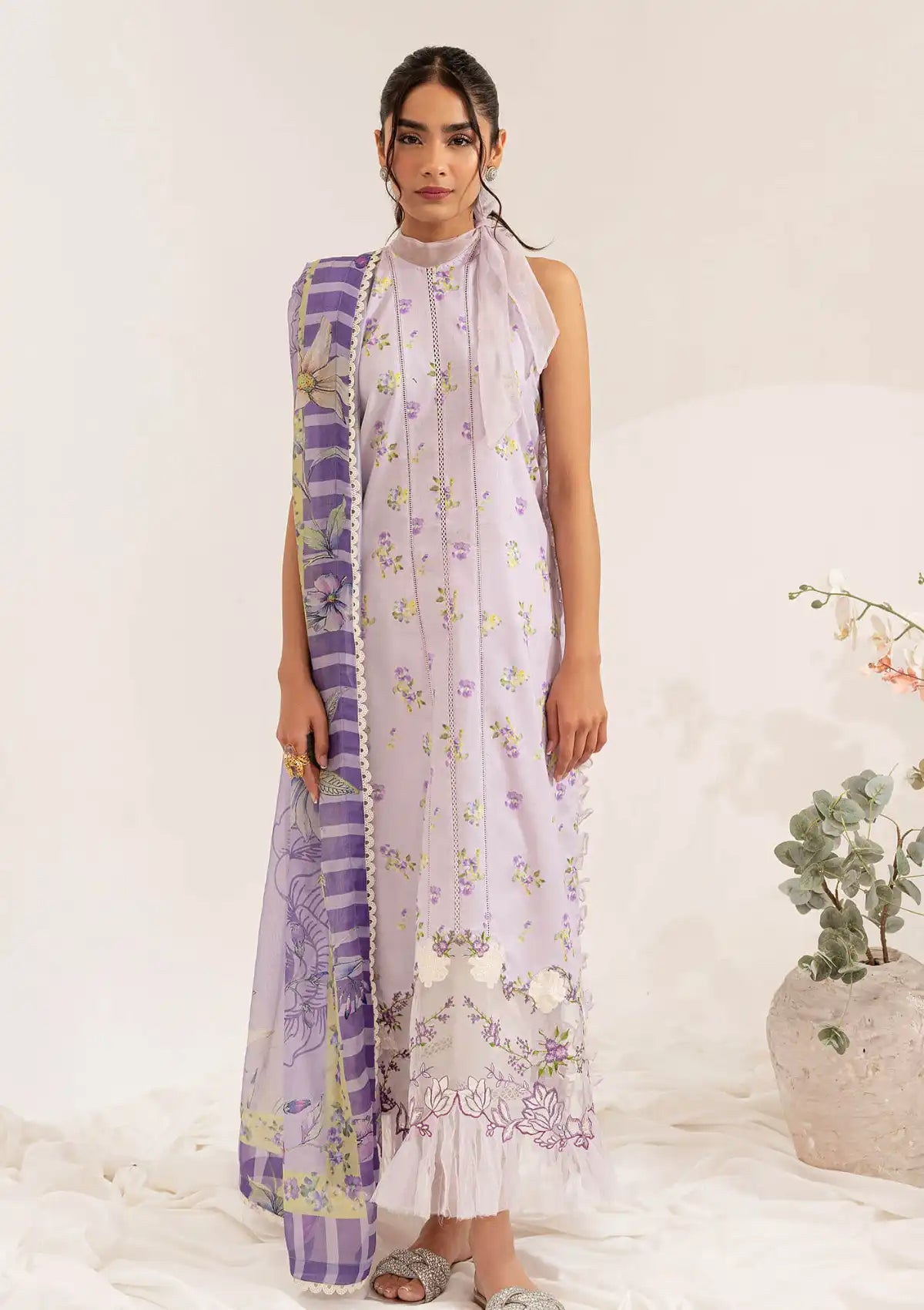Asifa & Nabeel Leia Summer'23 LL-15 PETUNIAS - Mohsin Saeed Fabrics