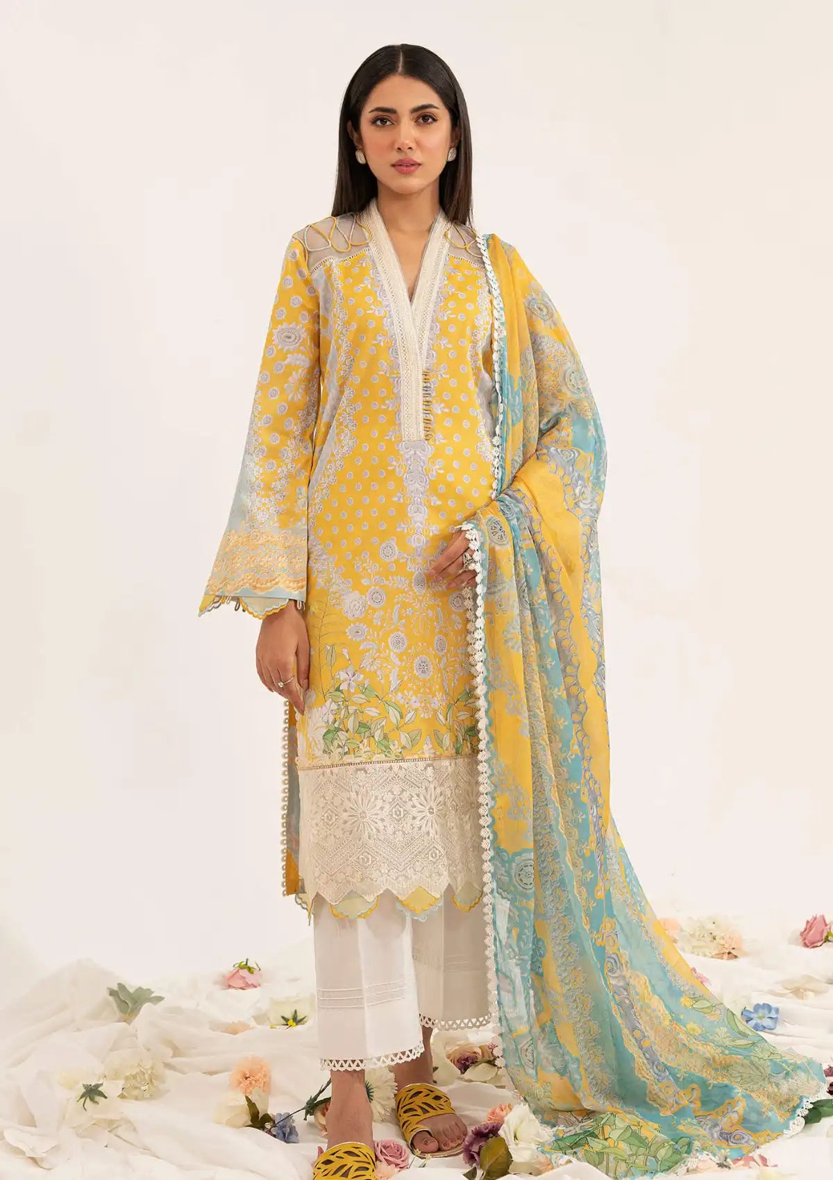 Asifa & Nabeel Leia Summer'23 LL-18 MIRA - Mohsin Saeed Fabrics