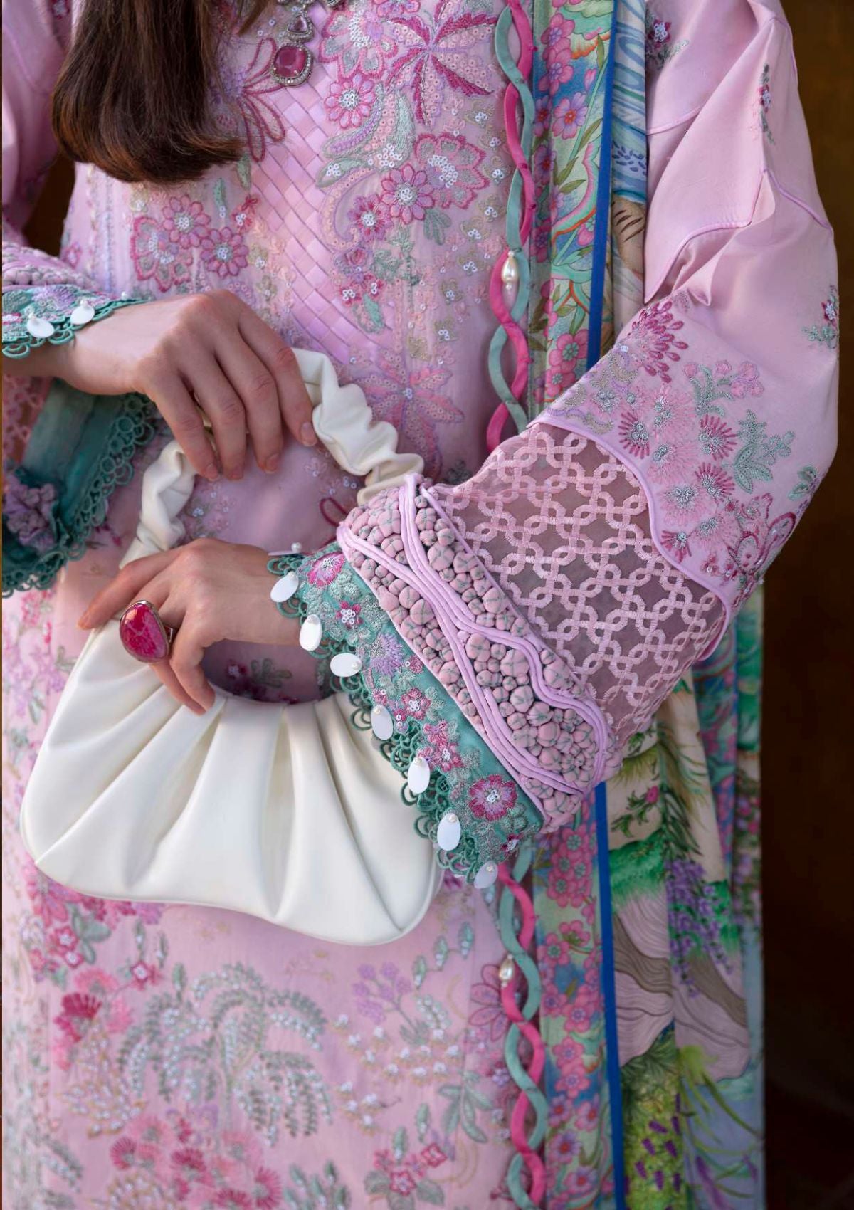 Republic Ilana Eid Luxury Lawn'24 D-3A - Mohsin Saeed Fabrics