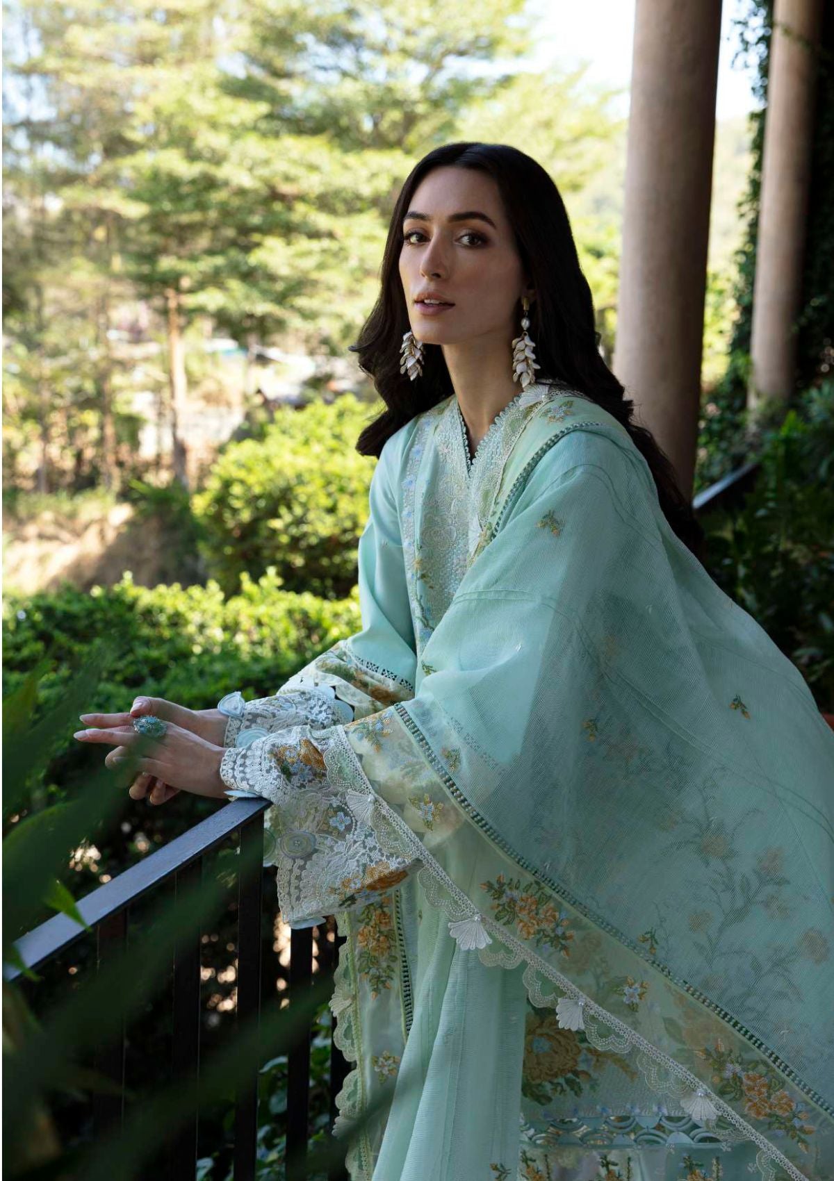 Republic Ilana Eid Luxury Lawn'24 D-6B - Mohsin Saeed Fabrics