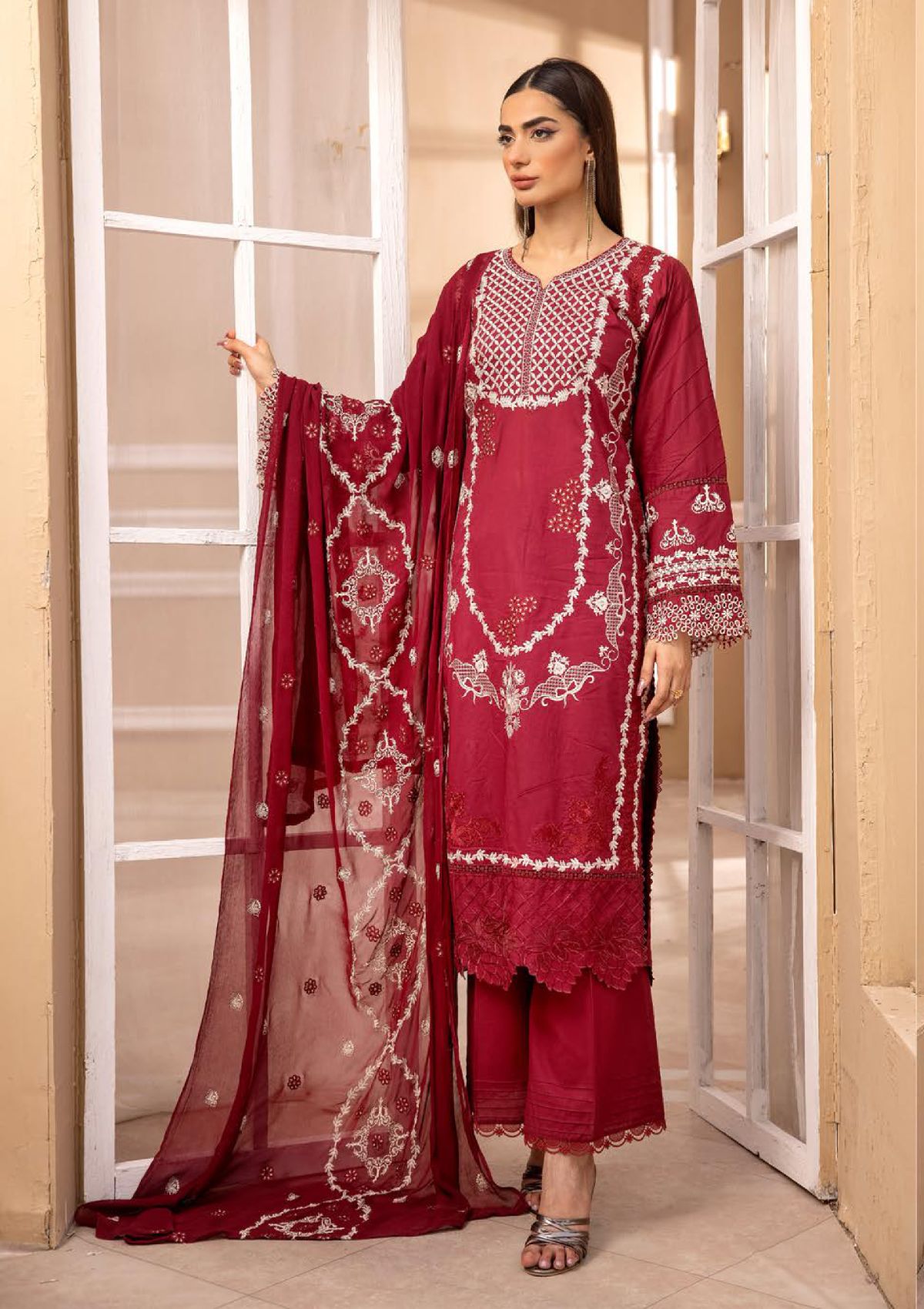 Lawnkari by Khoobsurat'24 kl-200 - Mohsin Saeed Fabrics