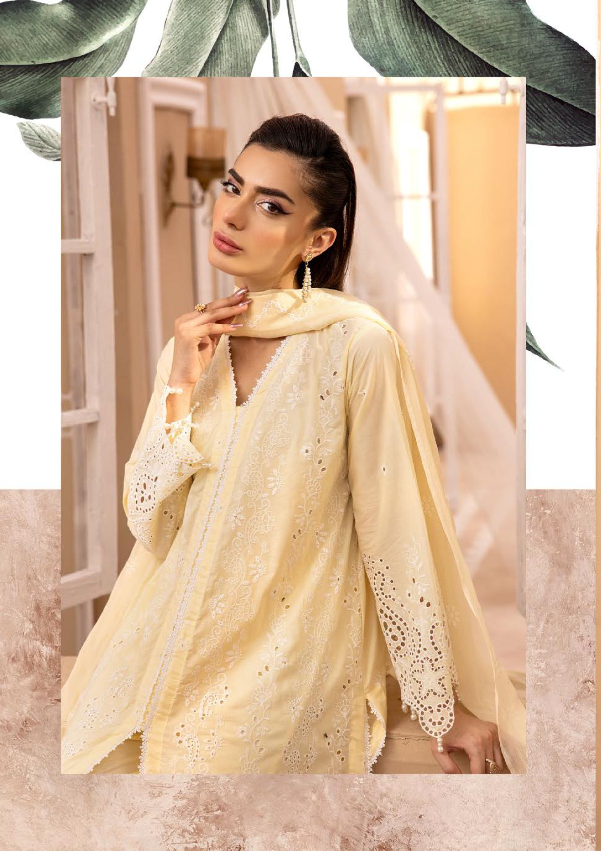 Lawnkari by Khoobsurat'24 KL-203 - Mohsin Saeed Fabrics