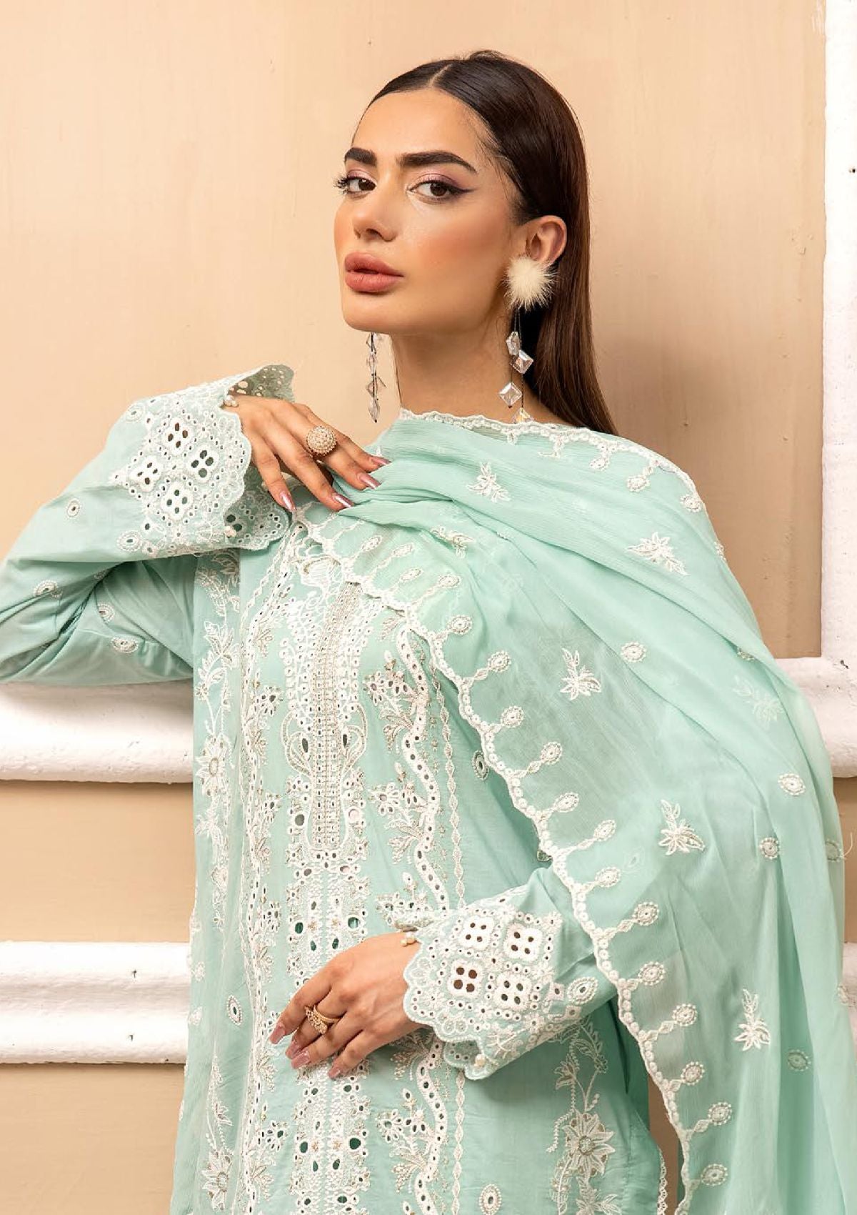 Lawnkari by Khoobsurat'24 KL-204 - Mohsin Saeed Fabrics