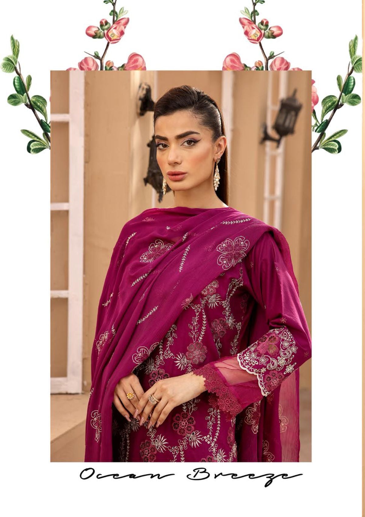 Lawnkari by Khoobsurat'24 KL-205 - Mohsin Saeed Fabrics