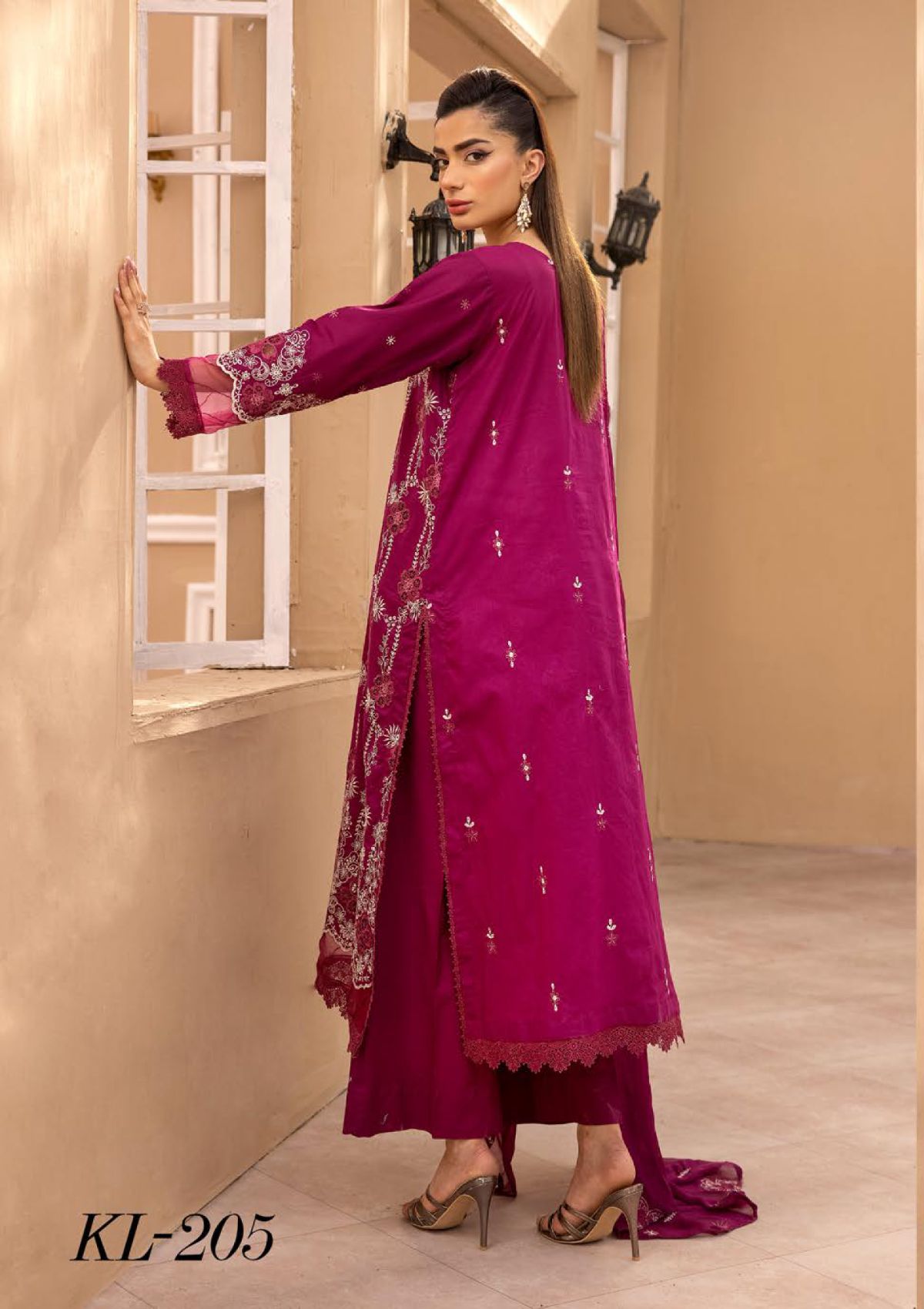 Lawnkari by Khoobsurat'24 KL-205 - Mohsin Saeed Fabrics
