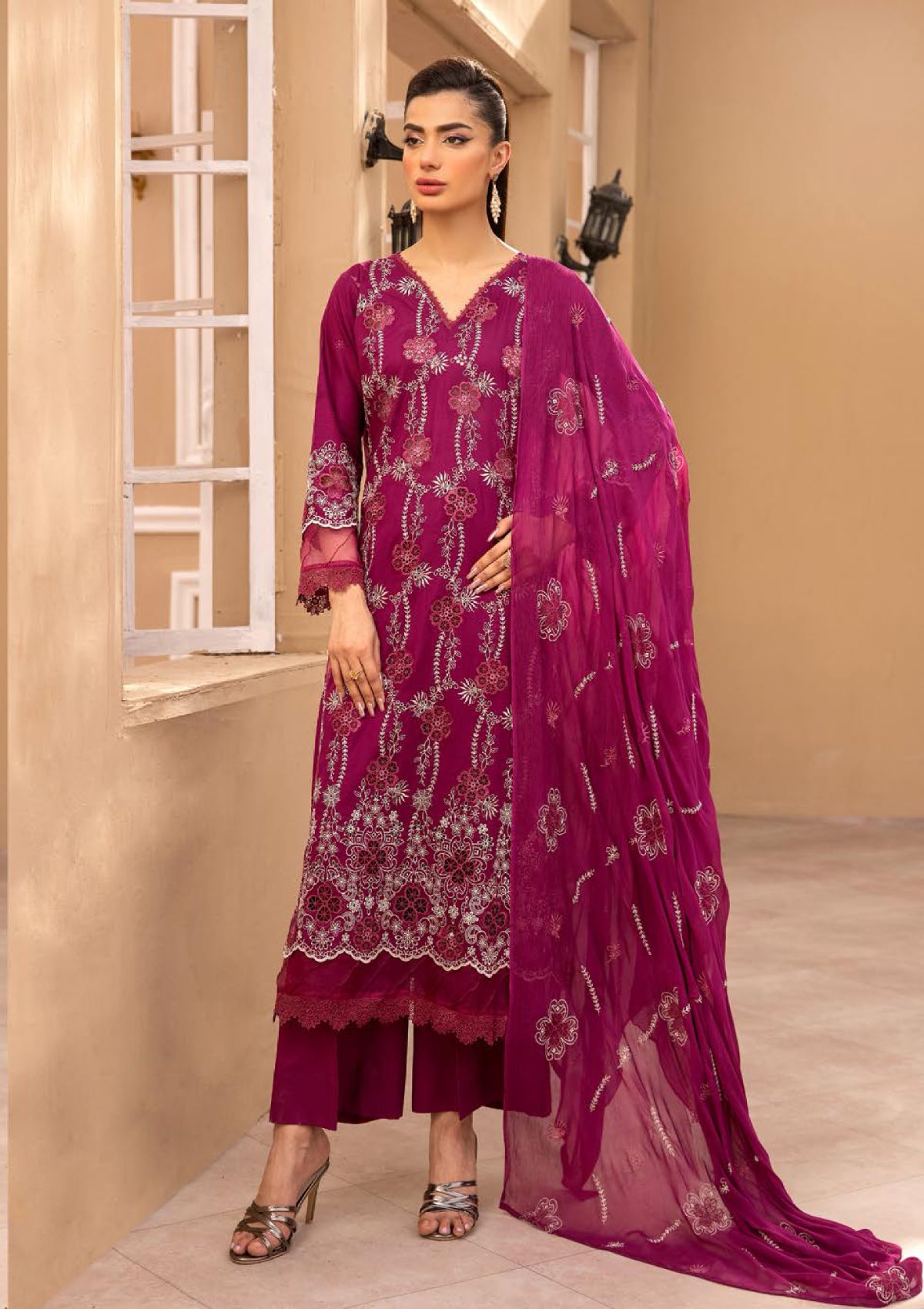 Lawnkari by Khoobsurat'24 KL-205 - Mohsin Saeed Fabrics