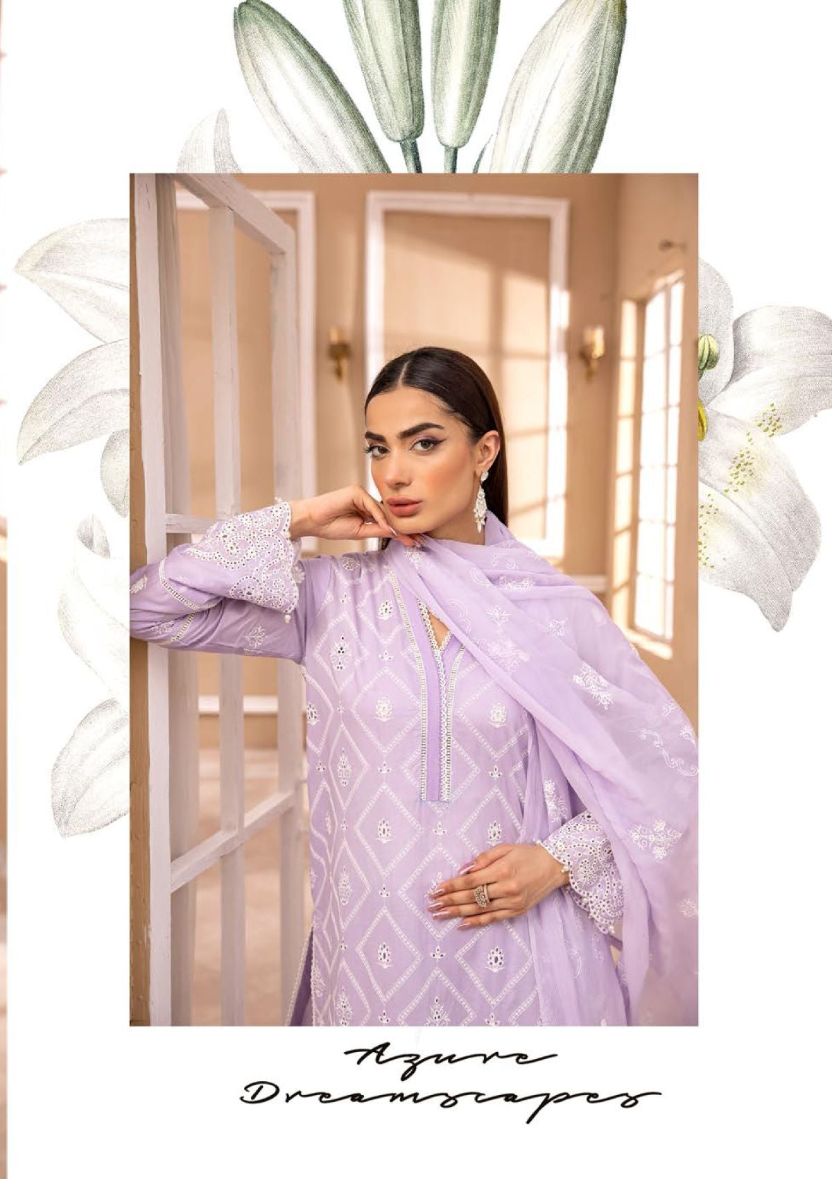 Lawnkari by Khoobsurat'24 KL-206 - Mohsin Saeed Fabrics