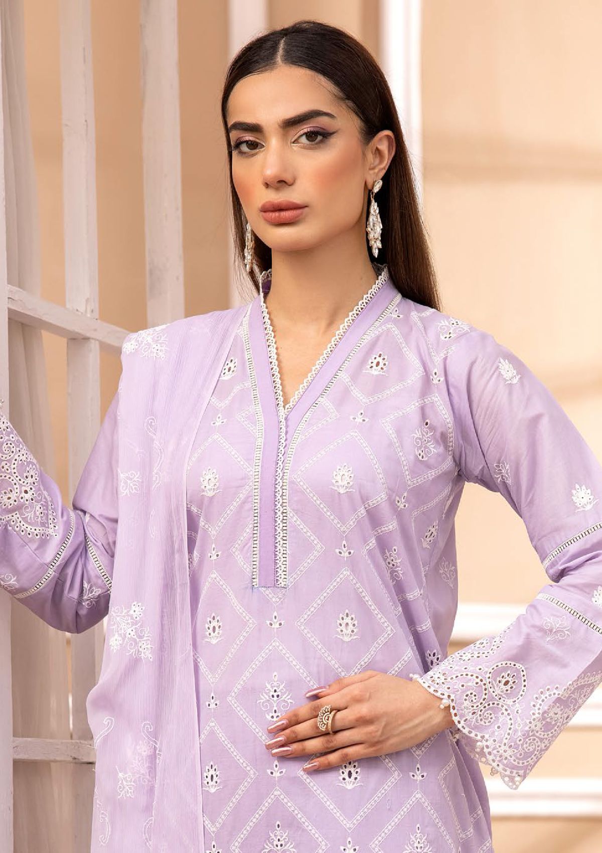 Lawnkari by Khoobsurat'24 KL-206 - Mohsin Saeed Fabrics