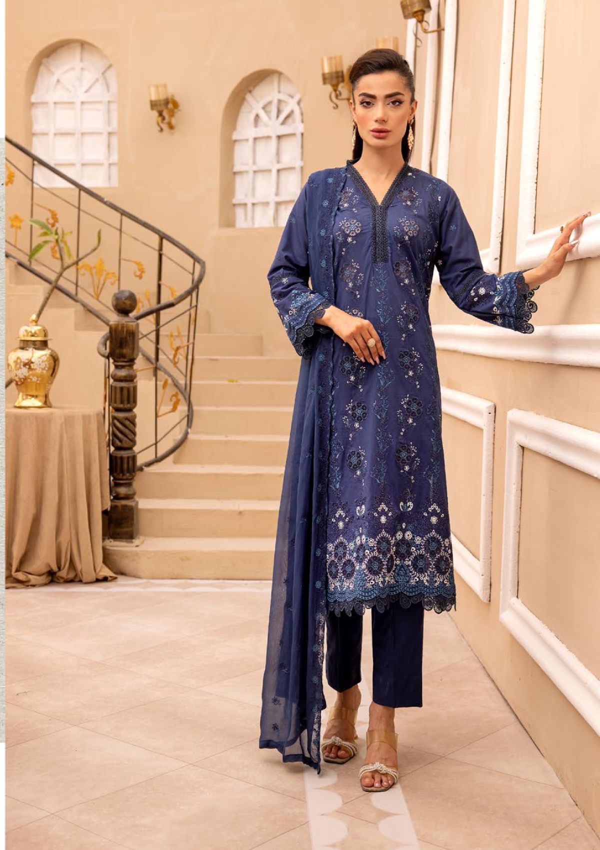 Lawnkari by Khoobsurat'24 KL-208 - Mohsin Saeed Fabrics
