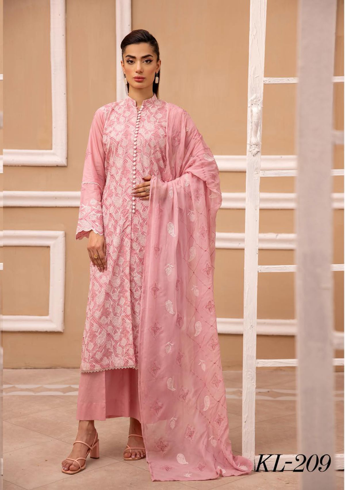 Lawnkari by Khoobsurat'24 KL-209 - Mohsin Saeed Fabrics
