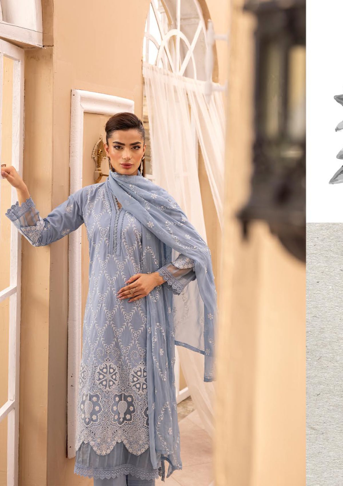 Lawnkari by Khoobsurat'24 KL-210 - Mohsin Saeed Fabrics