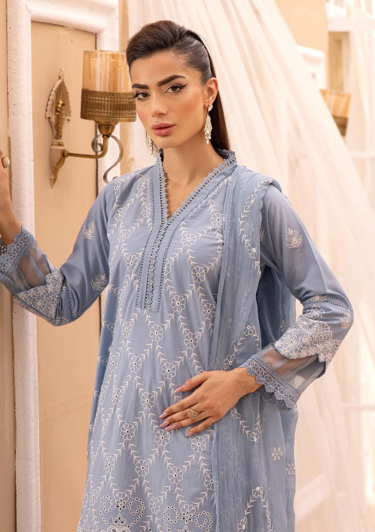 Lawnkari by Khoobsurat'24 KL-210 - Mohsin Saeed Fabrics