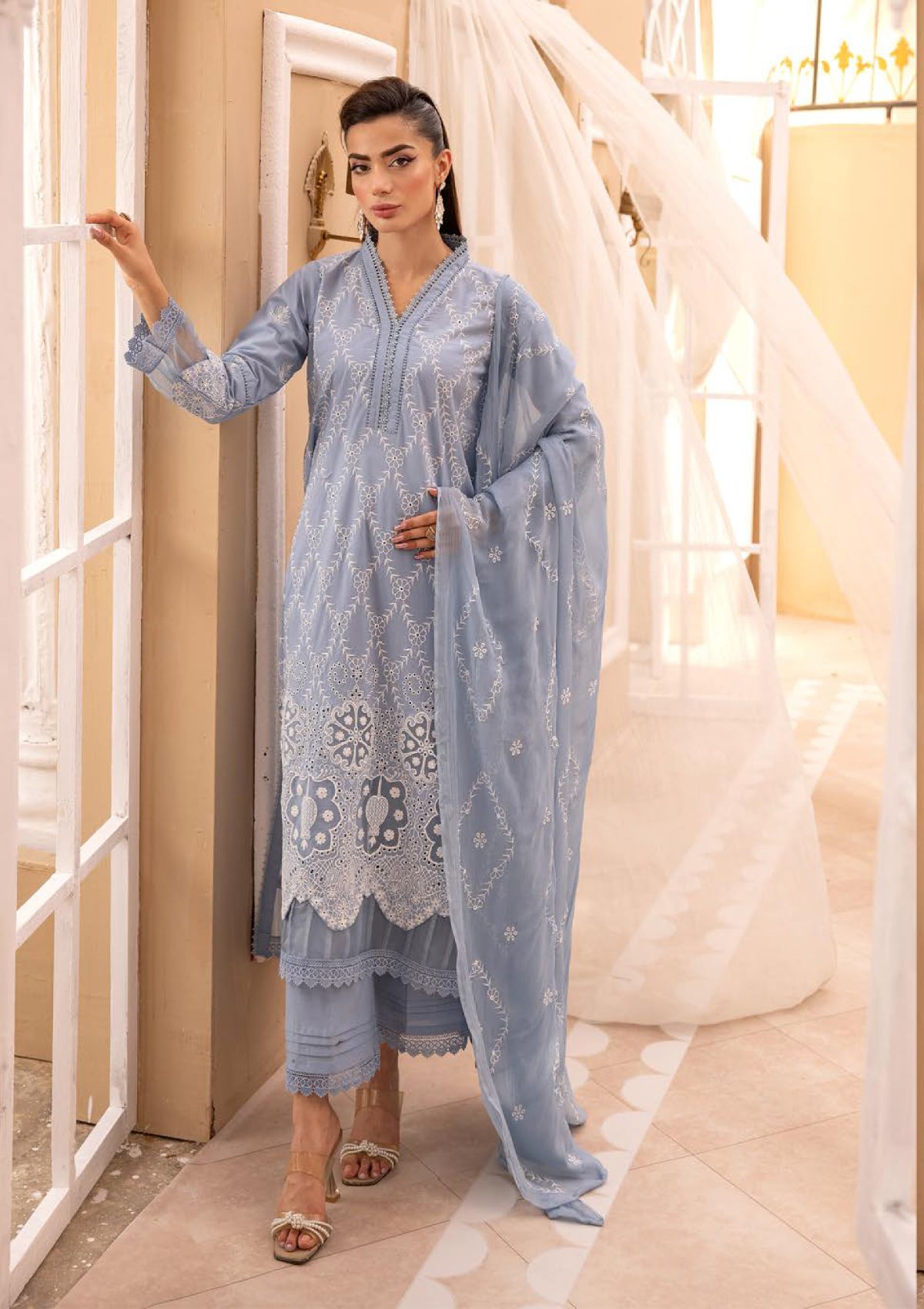 Lawnkari by Khoobsurat'24 KL-210 - Mohsin Saeed Fabrics
