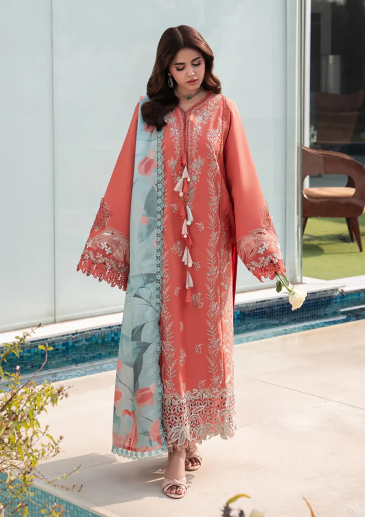 Rang Rasiya Carnation Eid Edit'26 D-03 LEEZA