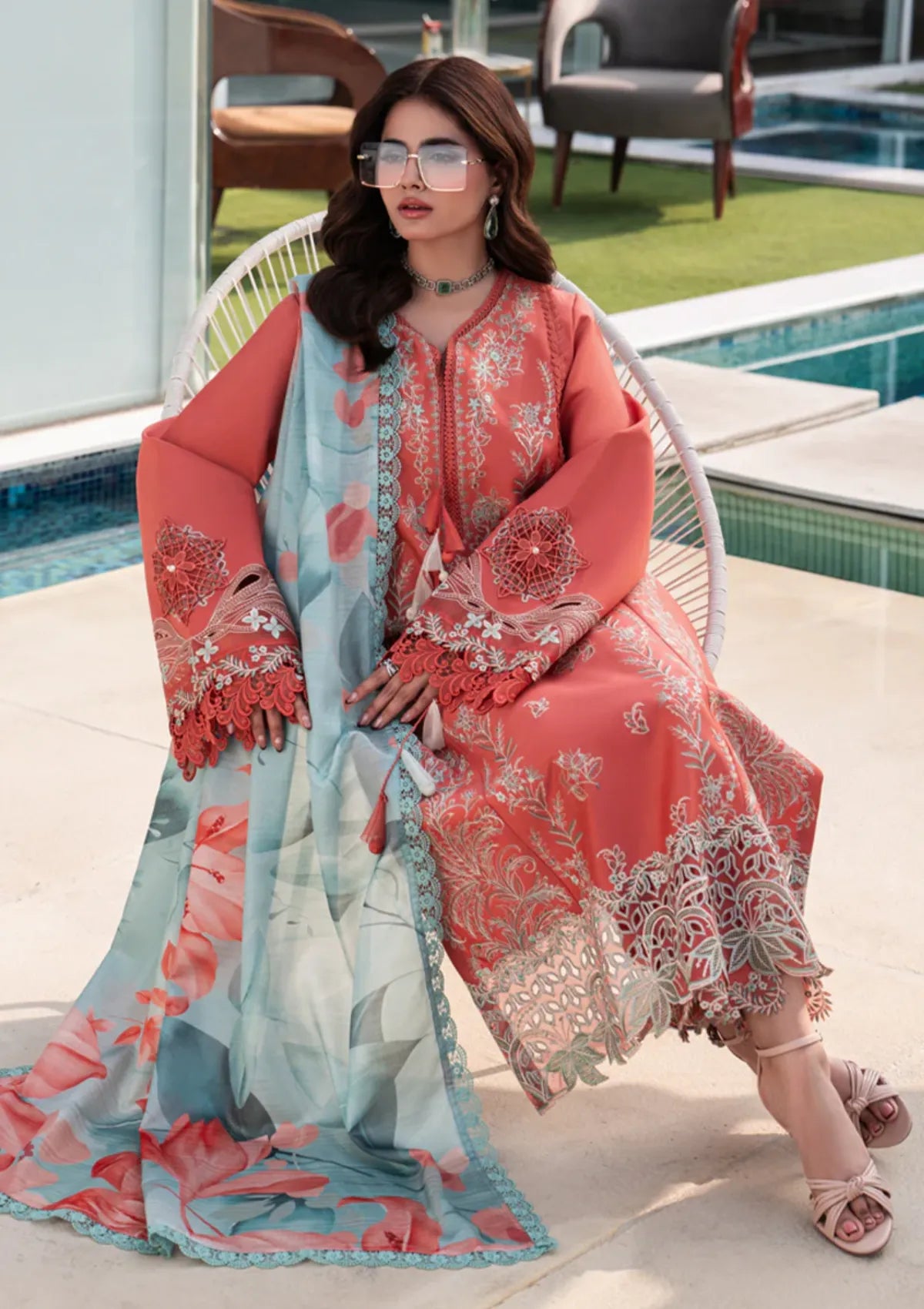 Rang Rasiya Carnation Eid Edit'26 D-03 LEEZA