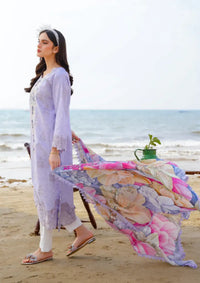 Aabyaan Saagar Luxury Lawn'24 AF-13 AMAL - Mohsin Saeed Fabrics